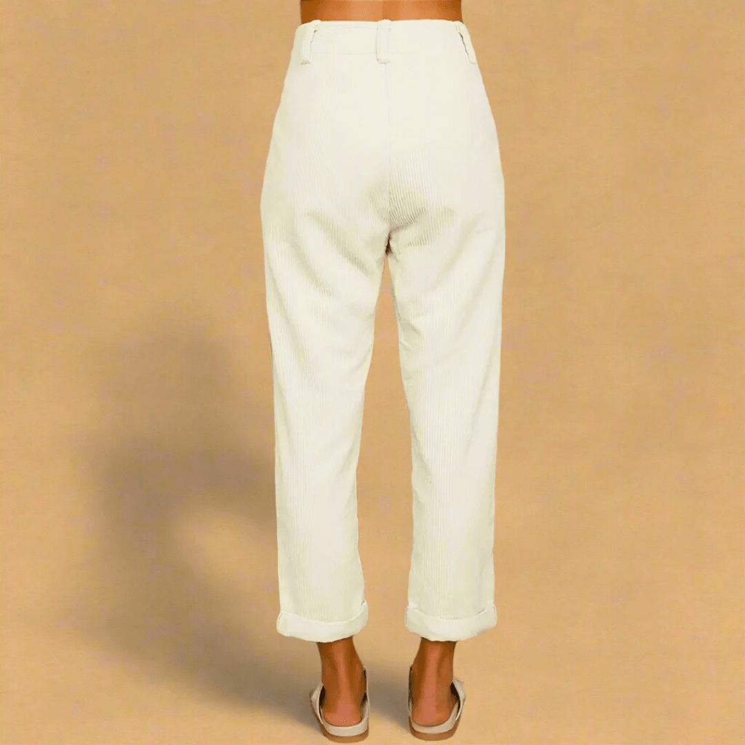 Amara Cord Pants - Soliqlo