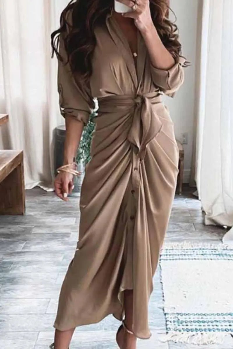 Casual Grace Dress - Soliqlo