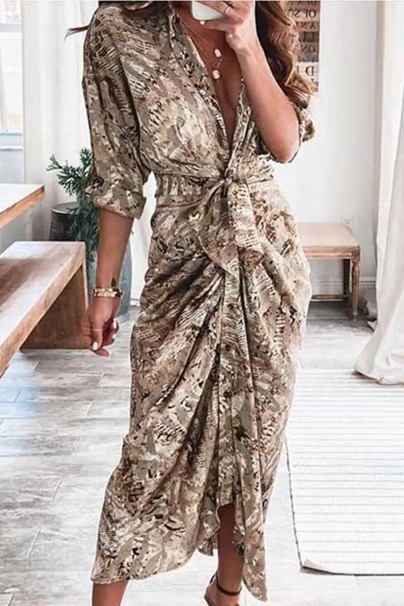 Casual Grace Dress - Soliqlo