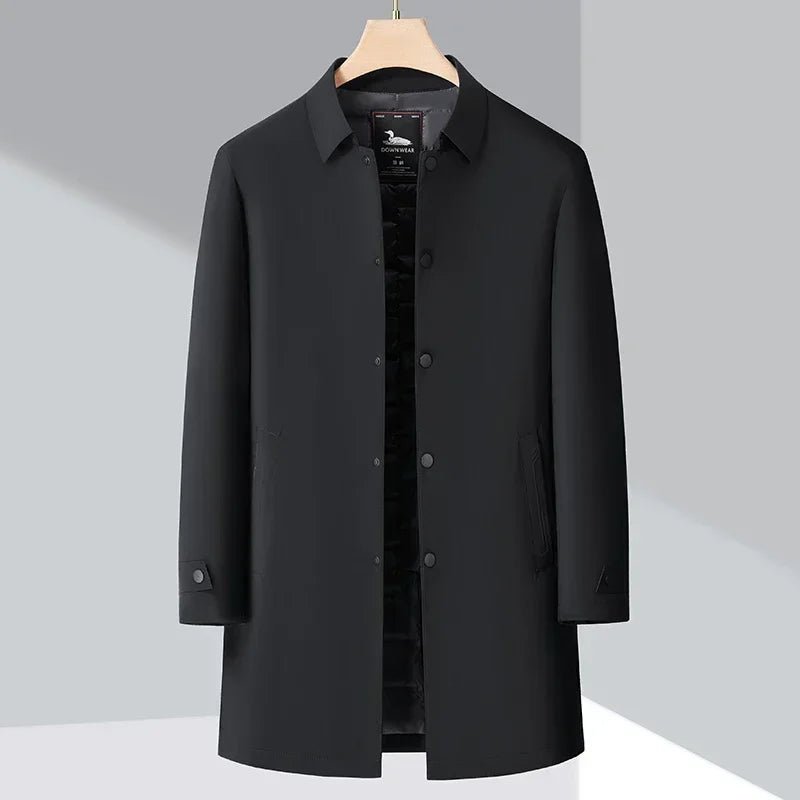 Executive Winter Lapel Coat - Soliqlo