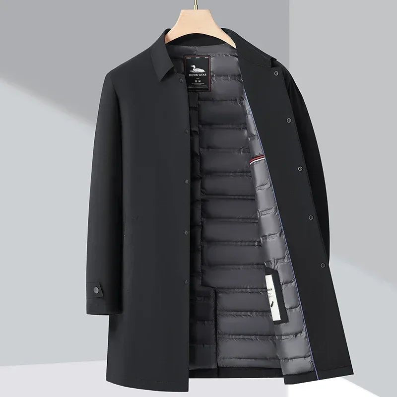 Executive Winter Lapel Coat - Soliqlo