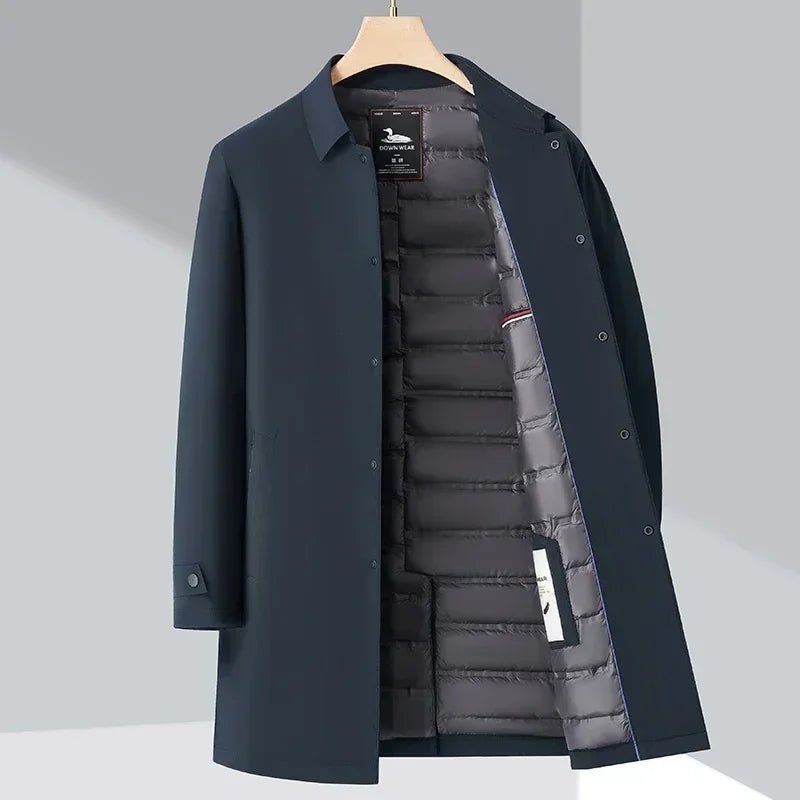 Executive Winter Lapel Coat - Soliqlo