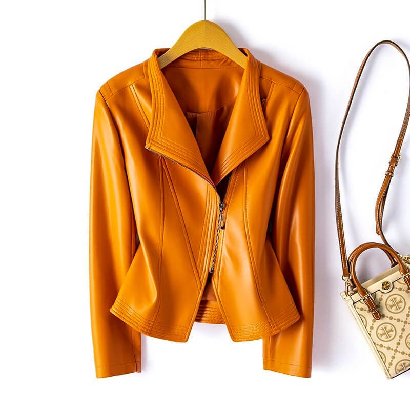 Hellena Leather Jacket - Soliqlo