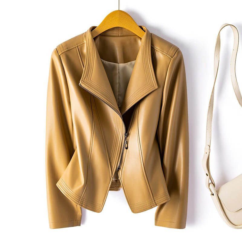 Hellena Leather Jacket - Soliqlo