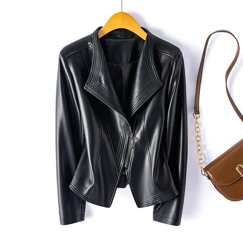 Hellena Leather Jacket - Soliqlo