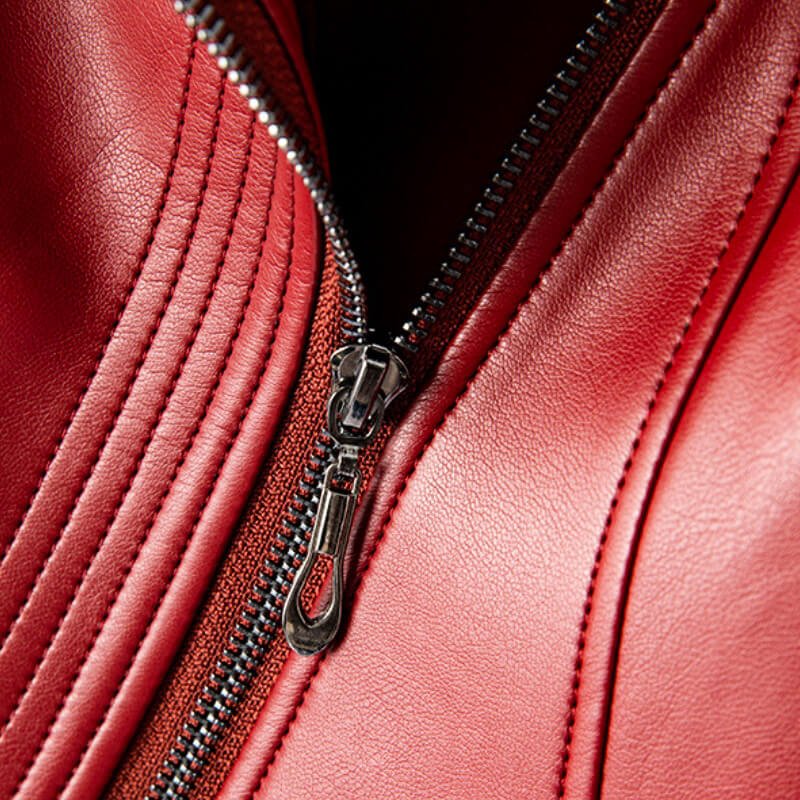 Hellena Leather Jacket - Soliqlo
