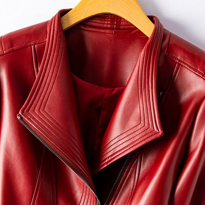 Hellena Leather Jacket - Soliqlo