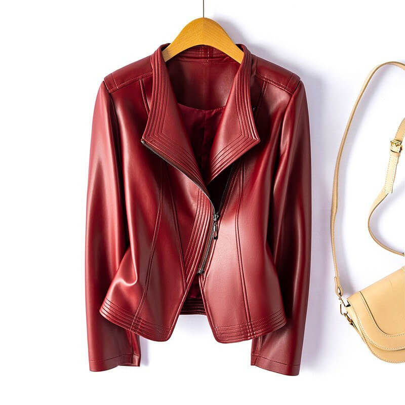 Hellena Leather Jacket - Soliqlo