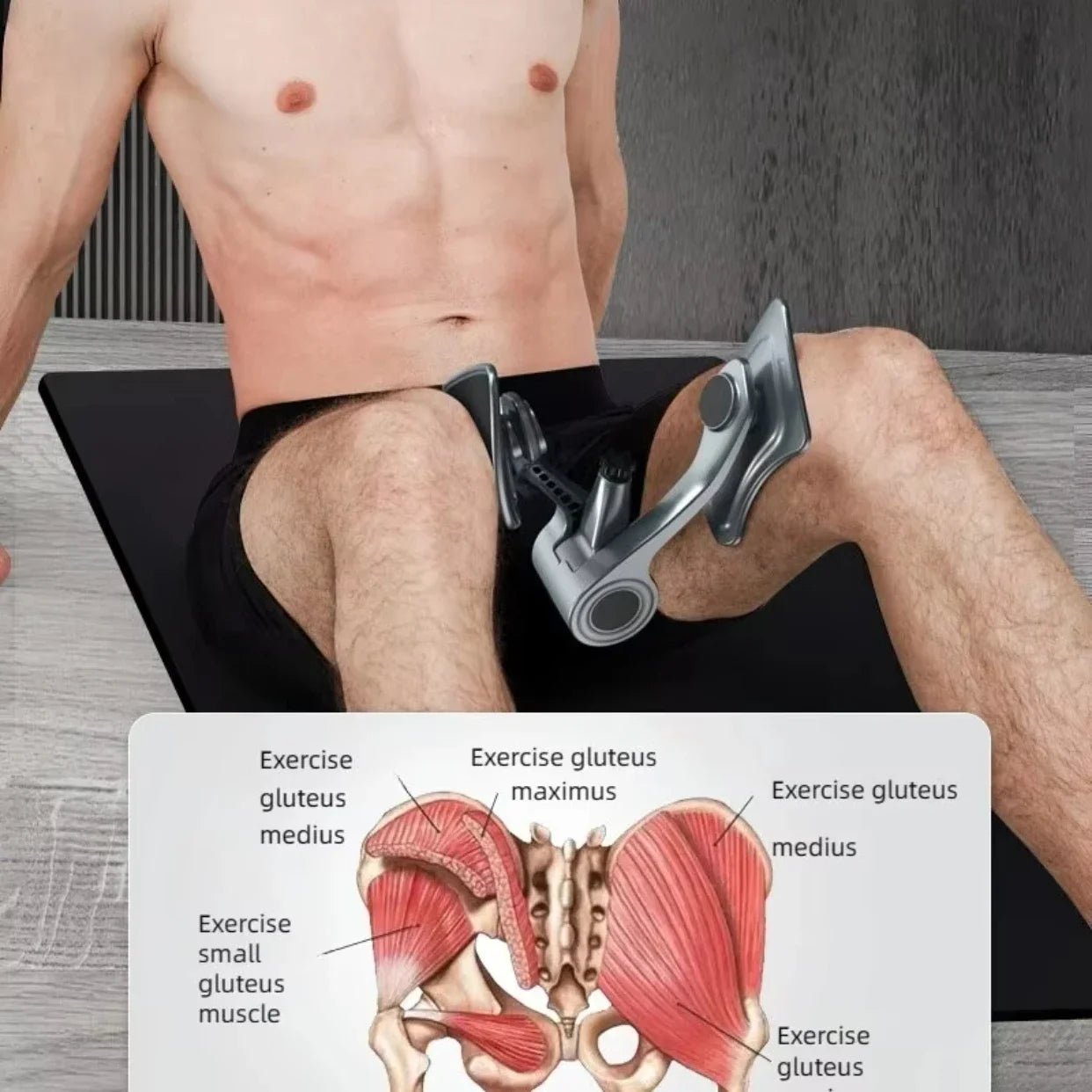 Kegel Fitness Equipment Home Exercise Pelvis Pelvic Muscle Trainer Buttock Equipments For Men Floor Exerciser - Strengthen - Soliqlo