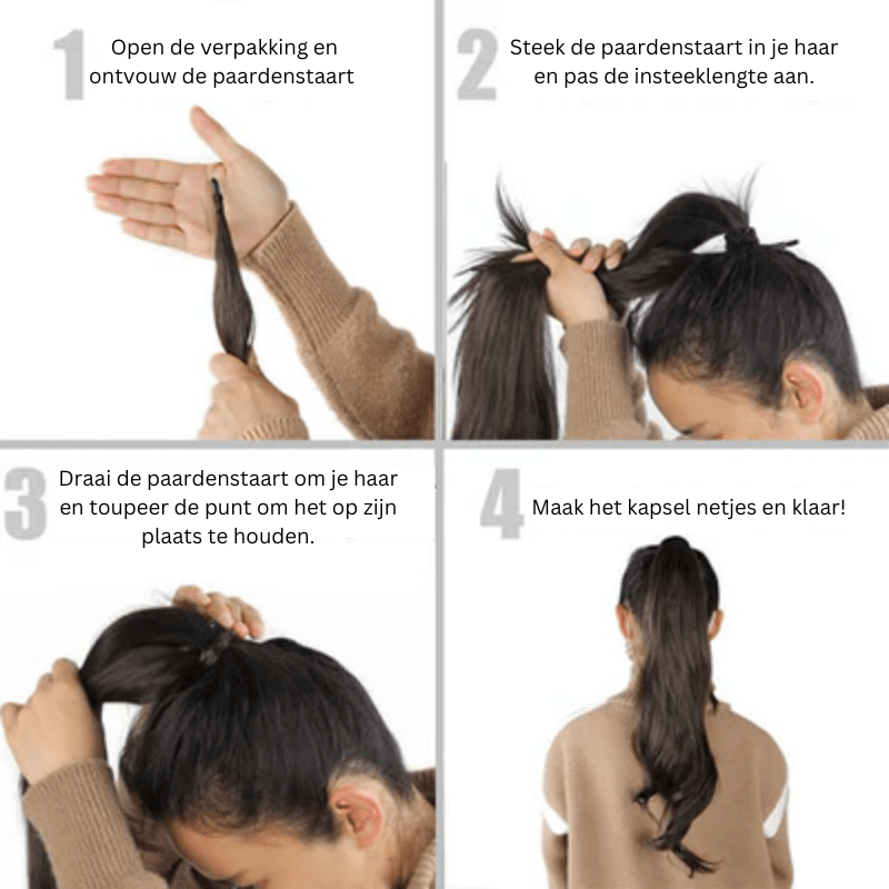 Leah Lift Double Style Ponytail for Volume - Soliqlo
