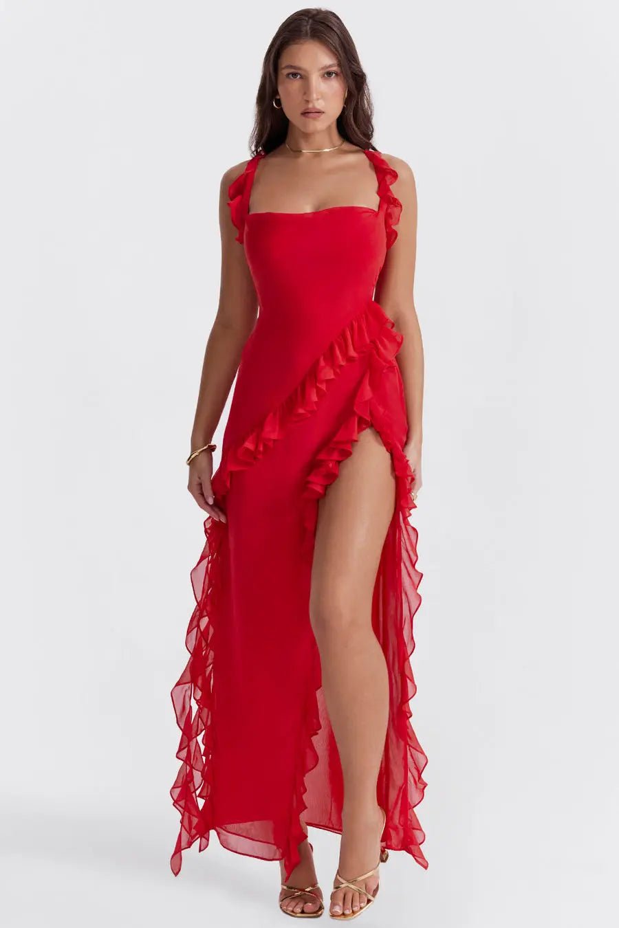 Velvet Moon Ruffle - Soliqlo