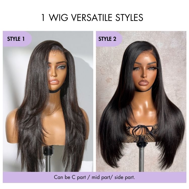 Wig Whisper | Human Hair Wig Pre - Cut Lace - Soliqlo