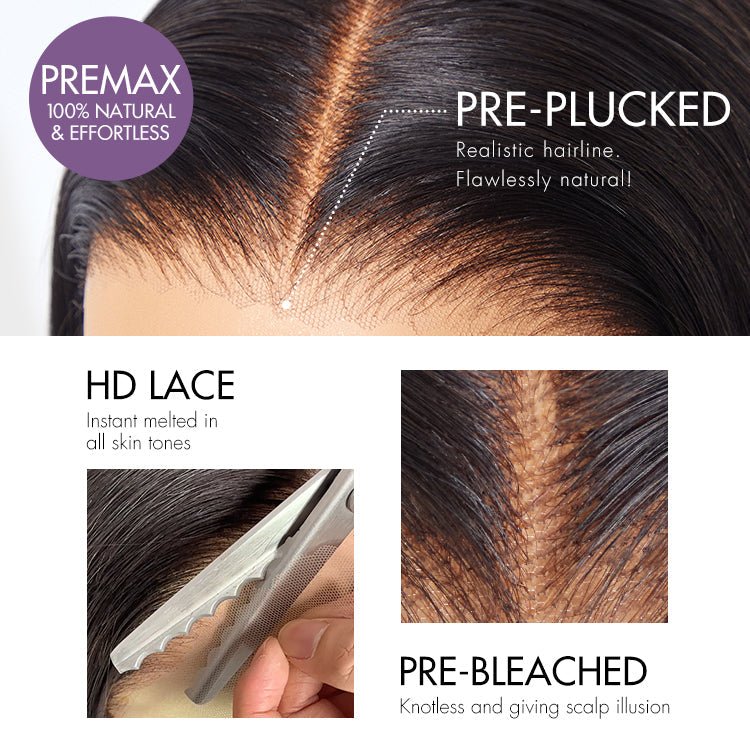 Wig Whisper | Human Hair Wig Pre - Cut Lace - Soliqlo
